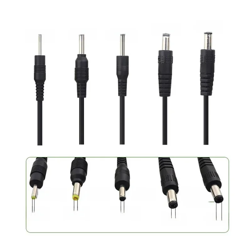 1 pièces USB A prise mâle à DC 2.5 3.5 1.35 4.0 1.7 5.5 2.1 5.5 2.5mm prise d'alimentation Jack Type A câble d'extension connecteur cordon A
