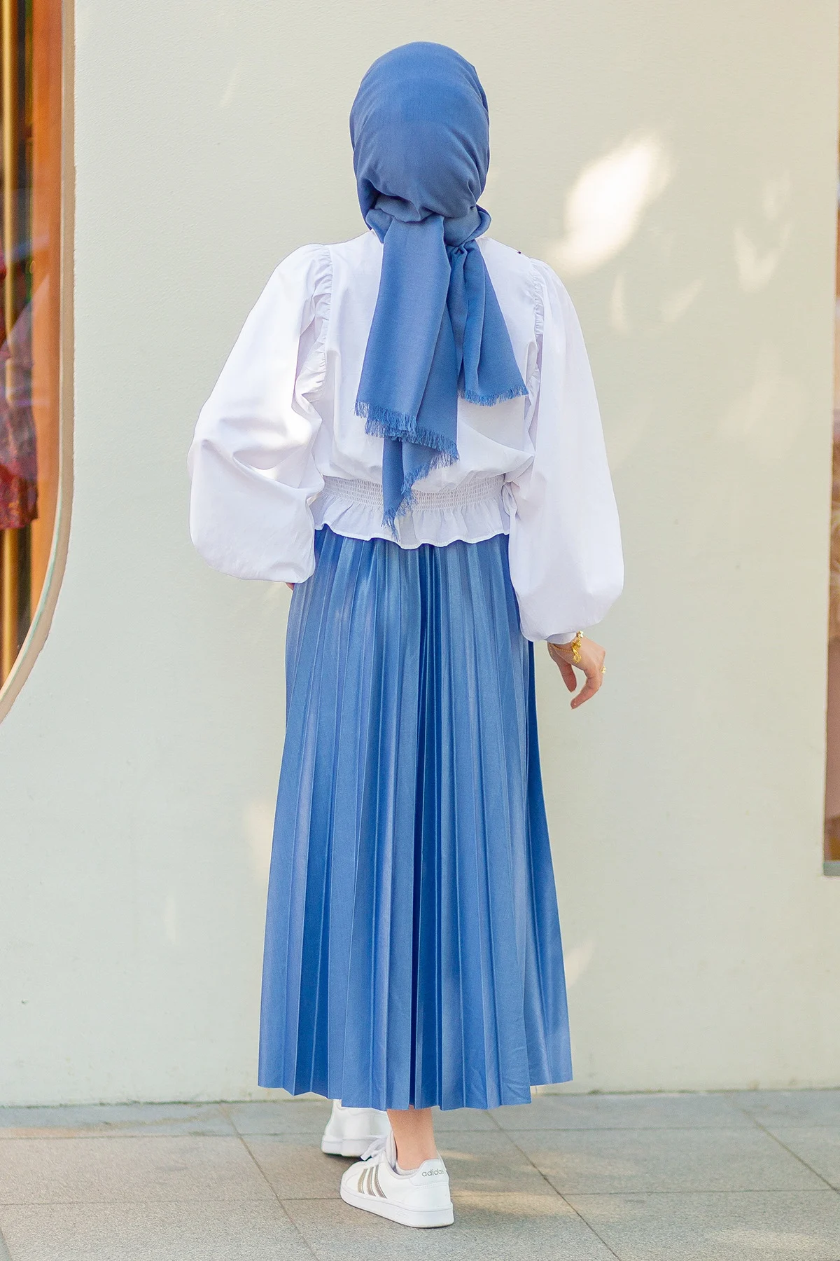 shirt-skirt combi turkish made summer fashion muslim clothing duo kombin stylish clothing 20220021