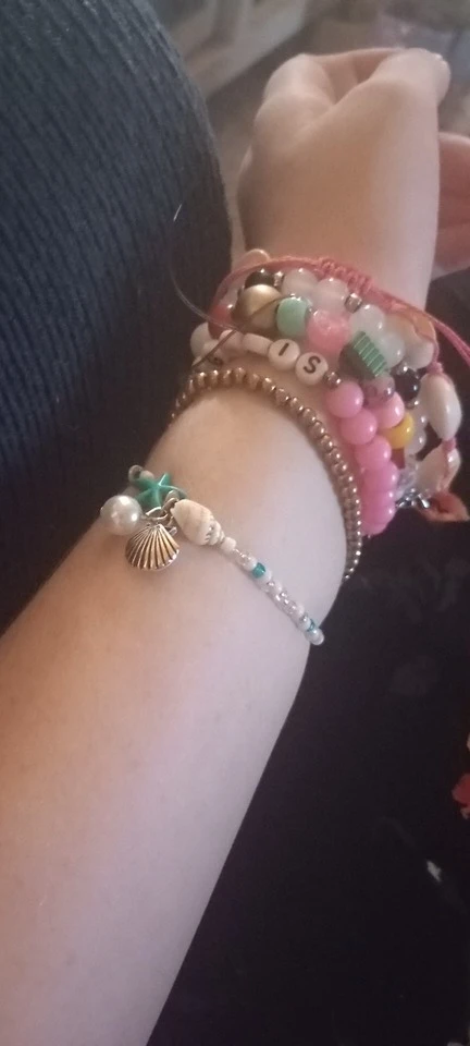 Shell Starfish Anklets for Women Bohemian Anklet Leg Rice Beads Bracelet Handmade Foot Chain Boho Jewelry Sandals Gift photo review