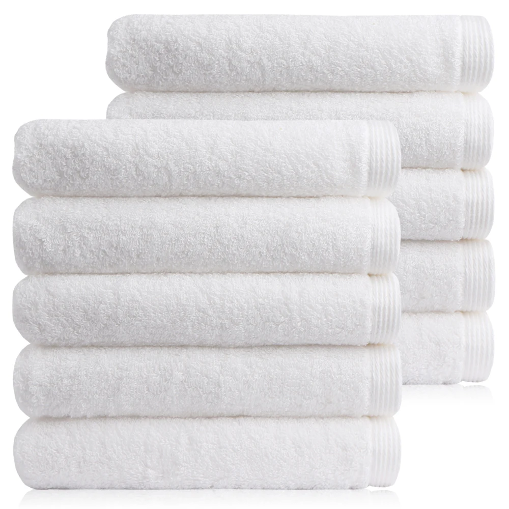 Cotton Living 40 can 170g 100% hotel towel, White 5 sheets/10 sheets, shower towel, soft towel Hotel Bathroom Shower Towels