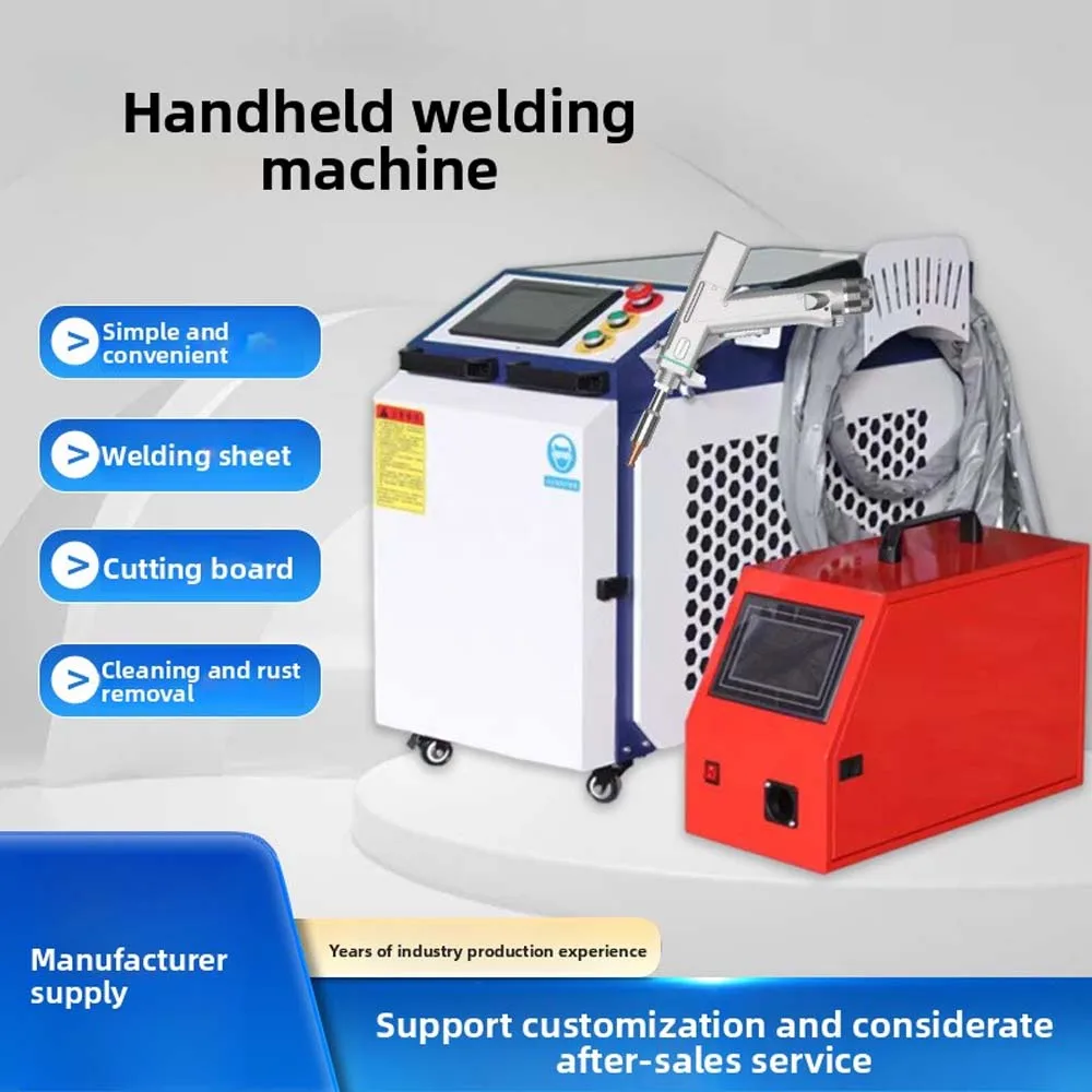 Multi Power draagbare laserlasmachine, laserlasmachine, puntlassen continu lassen snijden vier in één machine