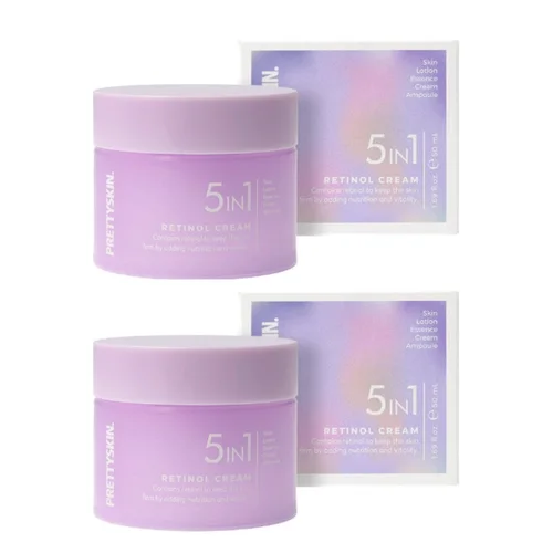 프리티스킨 5in1 레티놀 크림 50ML 2개 