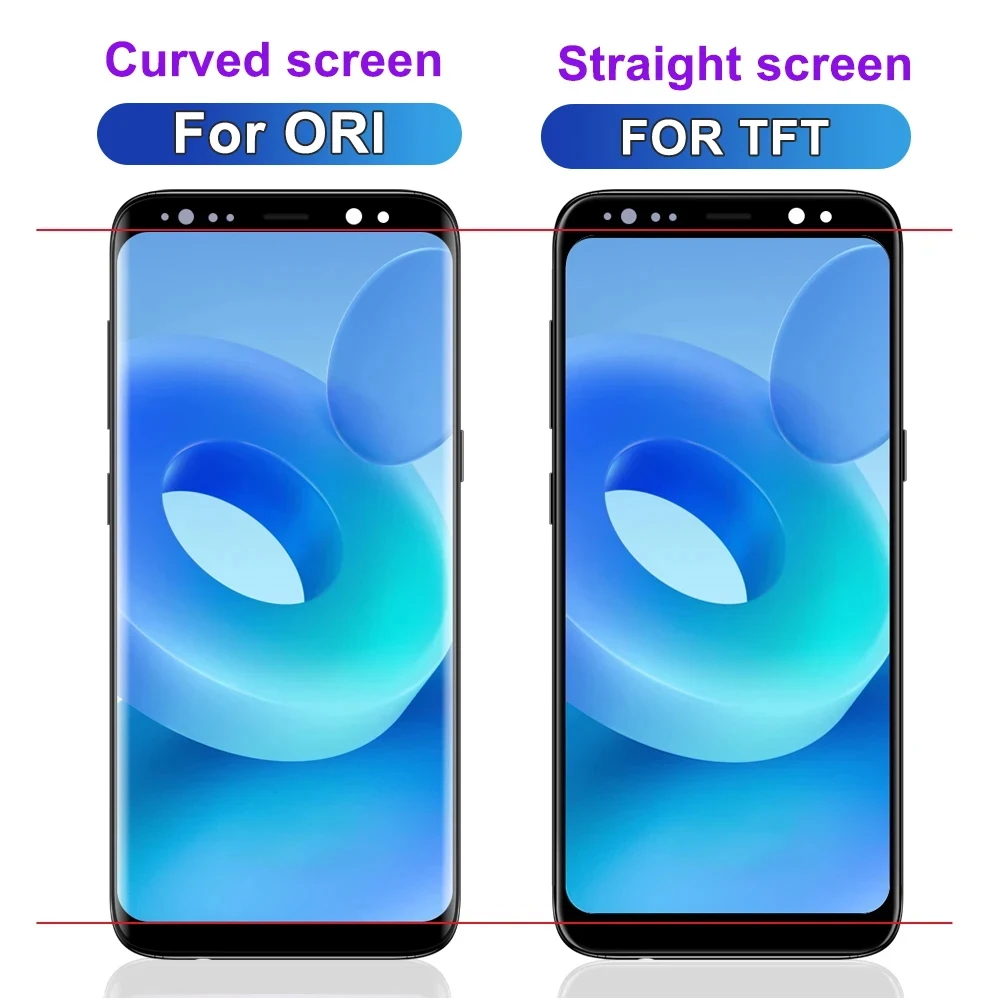 Tela de exibição para samsung galaxy s9 plus g965f g965u display