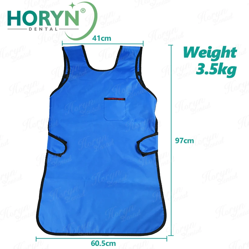 Horyn Medical Lead Apron Dental X-ray Radiation Protection Clothing for Dentist Veterinary Use Adjustable Shielding Suit