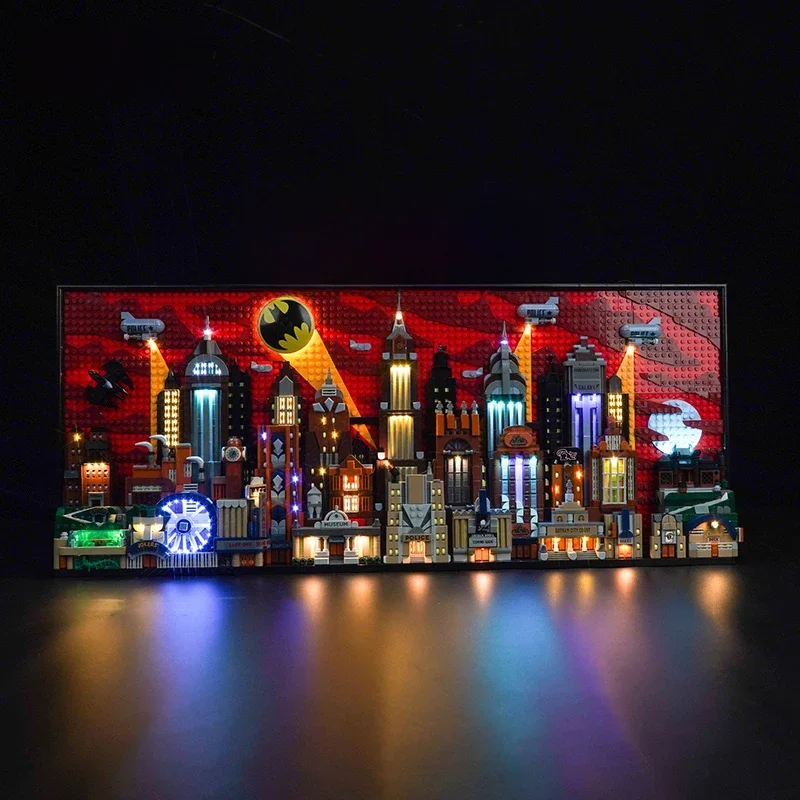 Le ensemble Vonado LED 76271 convient à la série animée Gotham City ™ Blocs de construction (y compris les accessoires d'éclairage uniquement)