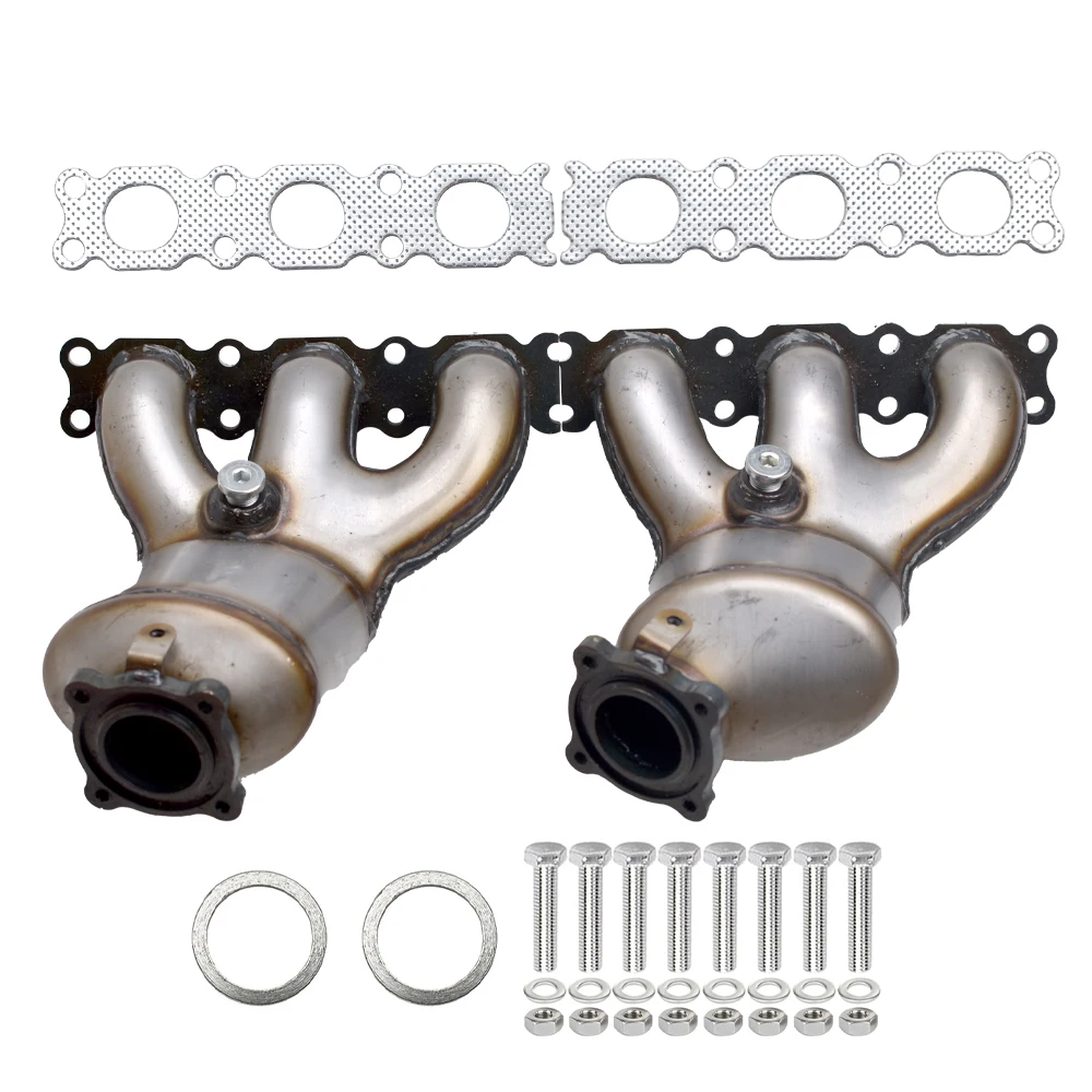 Manifold Catalytic Converter Set For 2007-2014 Volvo XC90 3.2L Left + Right Side