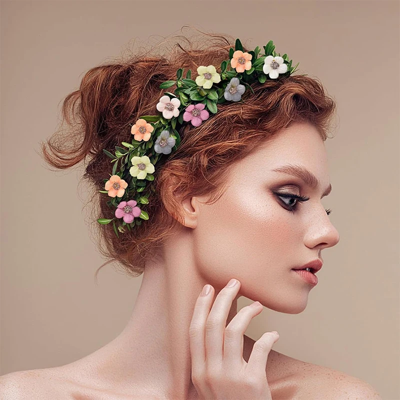 رأس ديزي حرير اصطناعي ، نبات زهور جدارية ، ديكور زهرة الزفاف وغرف المنزل ، جارلاند تصنعه بنفسك ، هدايا عيد الحب ، 50 * * ،