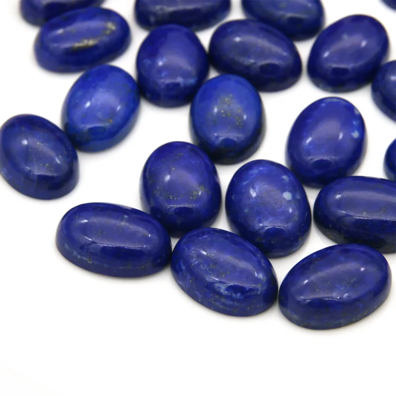 

5pcs Lapis Lazuli Cabochon Cab Oval Shape 3x5-13x18mm Genuine Natural Stone For Making Jewelry DIY Pendant Ring Earring