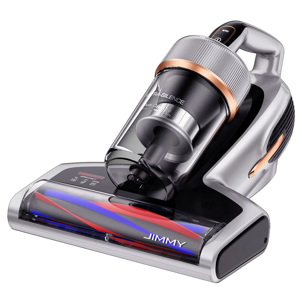 JIMMY BX7 Pro Matratzen-Staubsauger 700W Motor 245mm Breiter Sauganschluss Patentierter Verbundrollenbürste Intelligenter Milbensensor Duale Zyklonfiltration 60 ° C Heißluft-UV-Sterilisation 99,99%