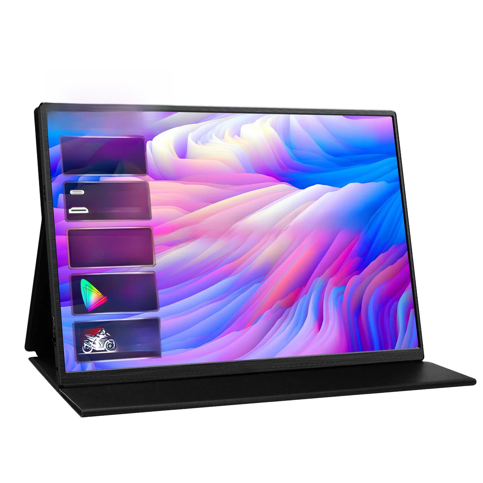 ZEUSLAP 16 "2.5k 144hz monitor portátil 2560*1600 16:10 100% srgb 500cd/m² exibição de jogos de