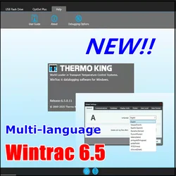 Il più nuovo Software diagnostico Thermo King Wintrac 6.5 nuova versione supporto multilingue