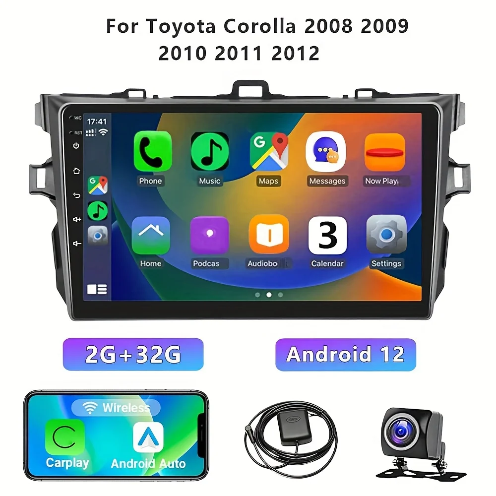 9 Inch Wireless Car…