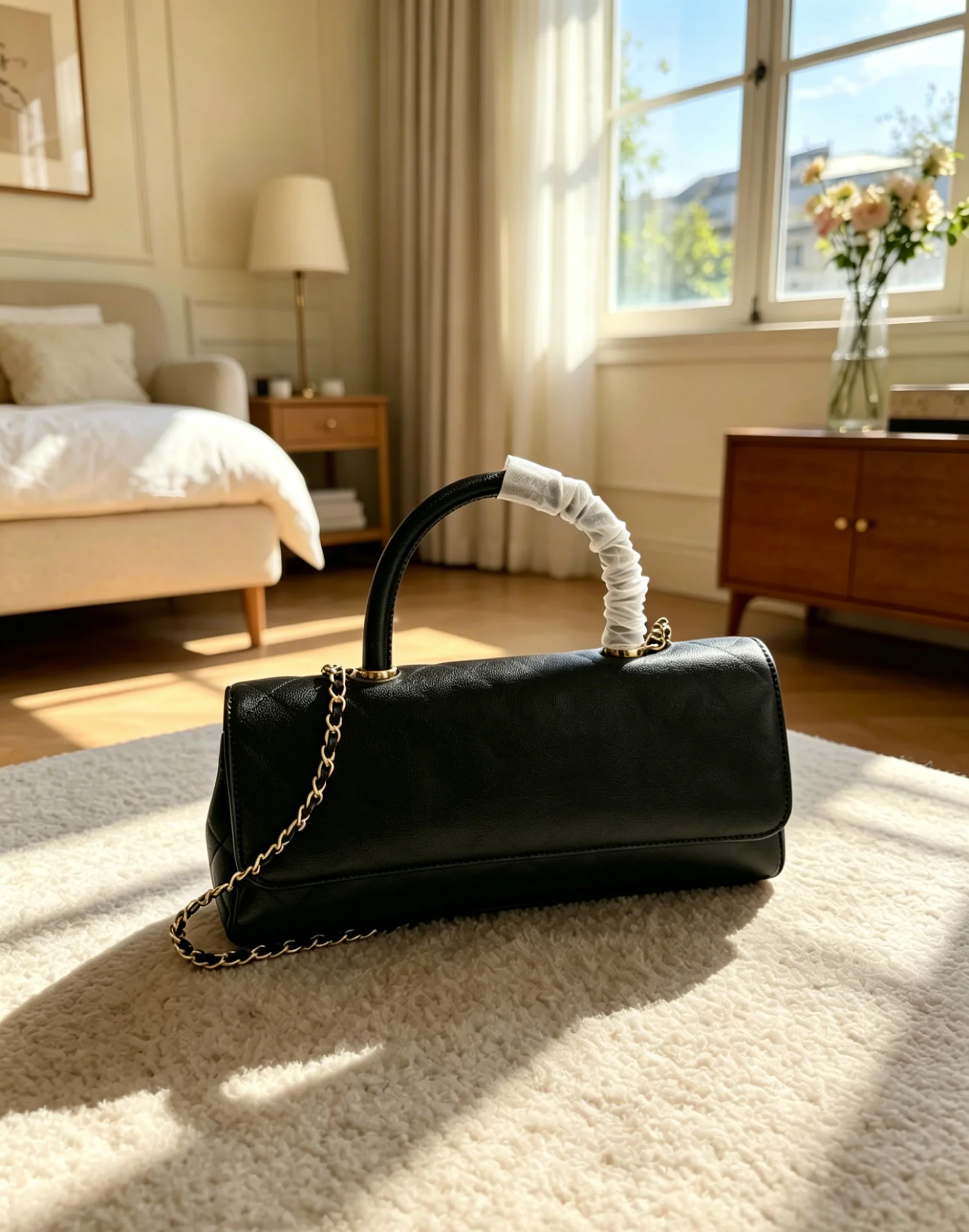 2026 Size: 30x13 cm NO BOX New Model - Versatile and Fashionable PU Leather Bag - Durable, High-Quality and Affordable