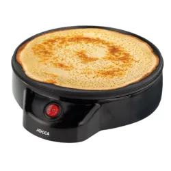 Crêpe électrique de marque CCA, puissance 700W, surface antiarina et plaque chauffante de 22 cm Machine à crêpes pour la maison. Petits appareils ménagers polyvalents pour le petit-déjeuner