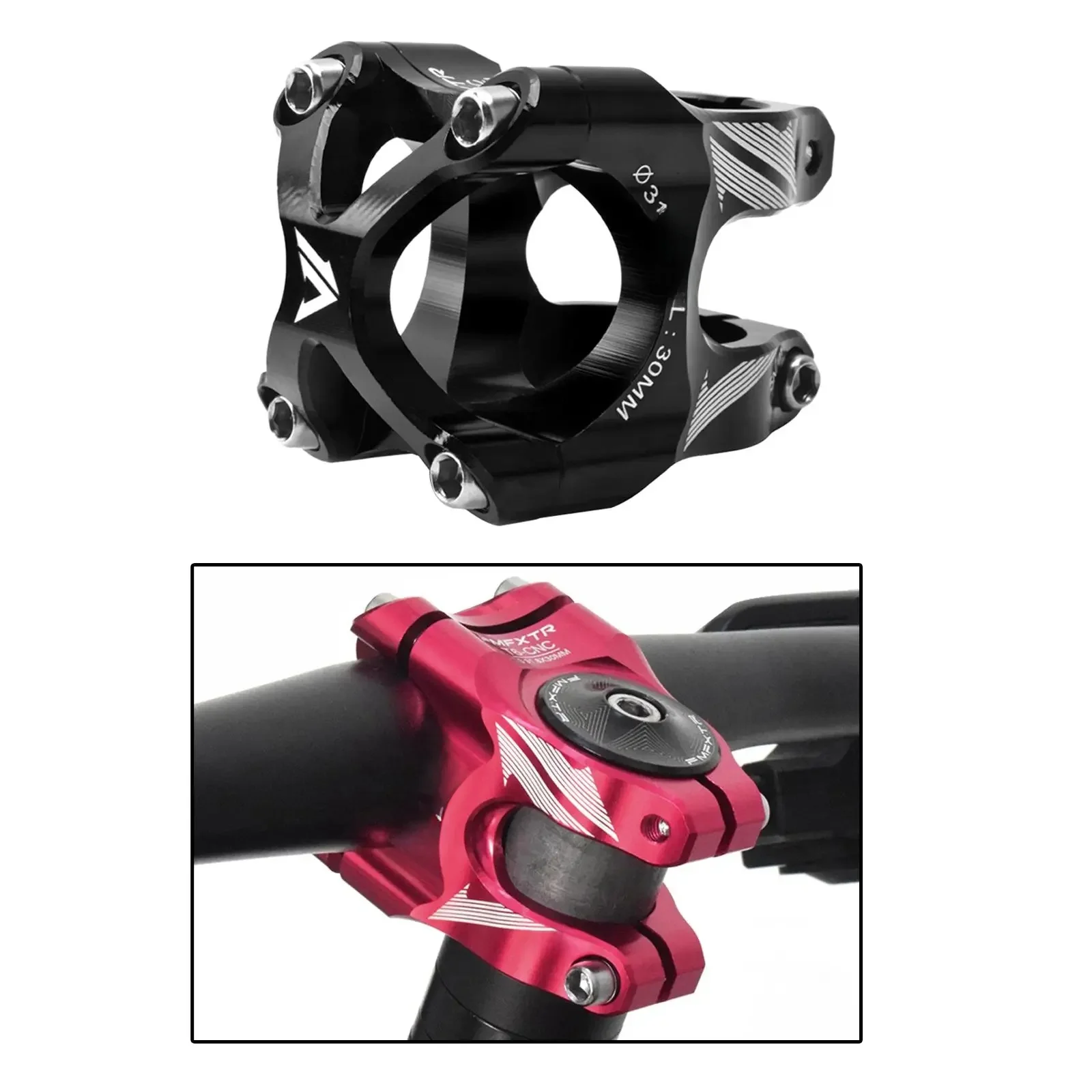 AliExpress UK 31.8mm/30mm Bike Stem Short Handlebar Replacement Parts for Mountain Road