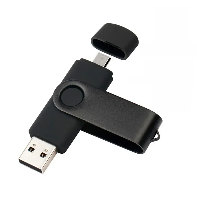 Bliksem-Alta Velocidade OTG Flash Drive para PC, Celular, Mini Caneta de Metal, USB 2.0, 32GB, 64GB