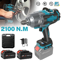 2100N.M Brushless Cordless Electric Impact Wrench 3 Speeds Rechargeable 3/4 Power Tools For Makita 18V Battery