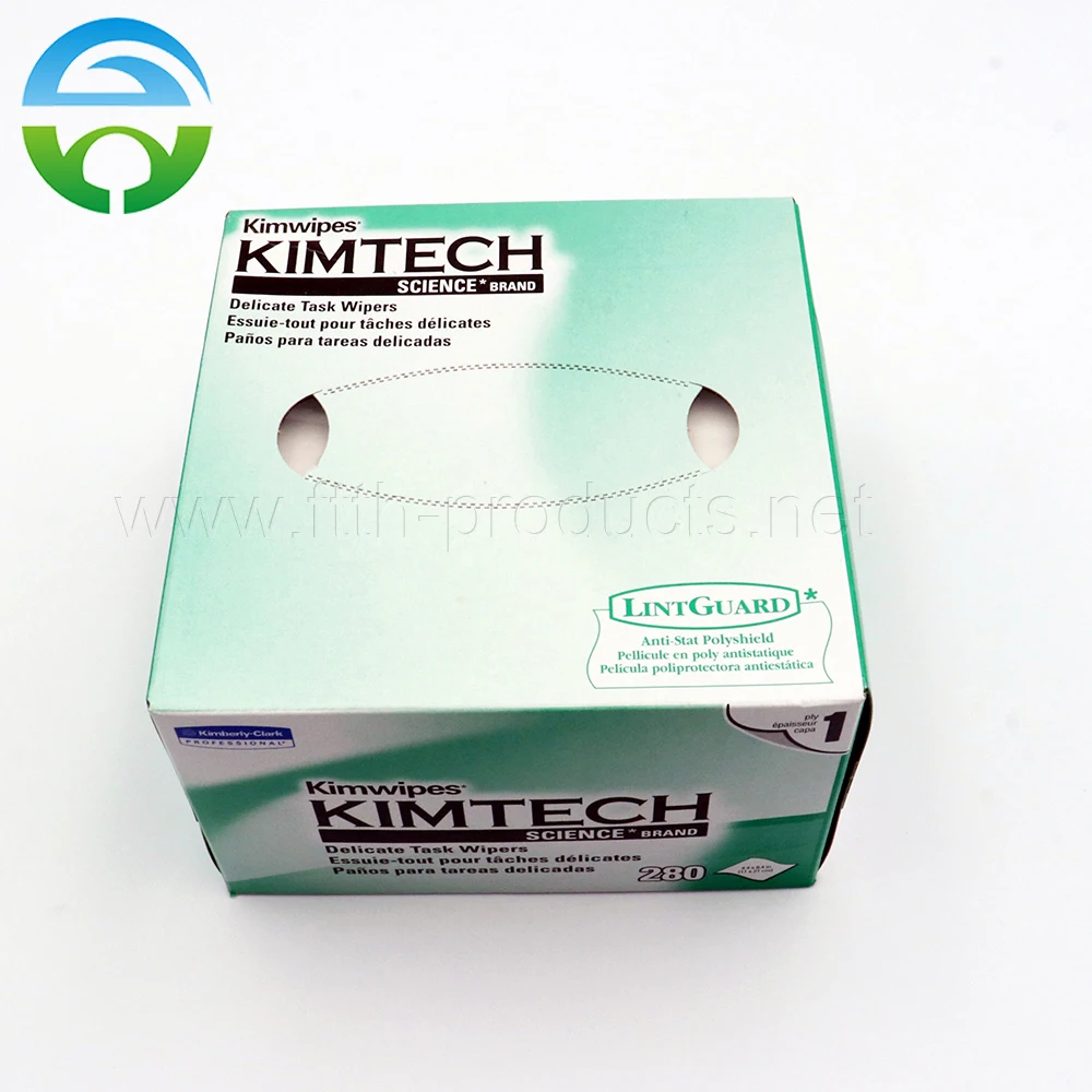 Kimtech Science Low Dust wiping Paper, Airlaid Paper Napkin, FTTH Tools, 6Boxes