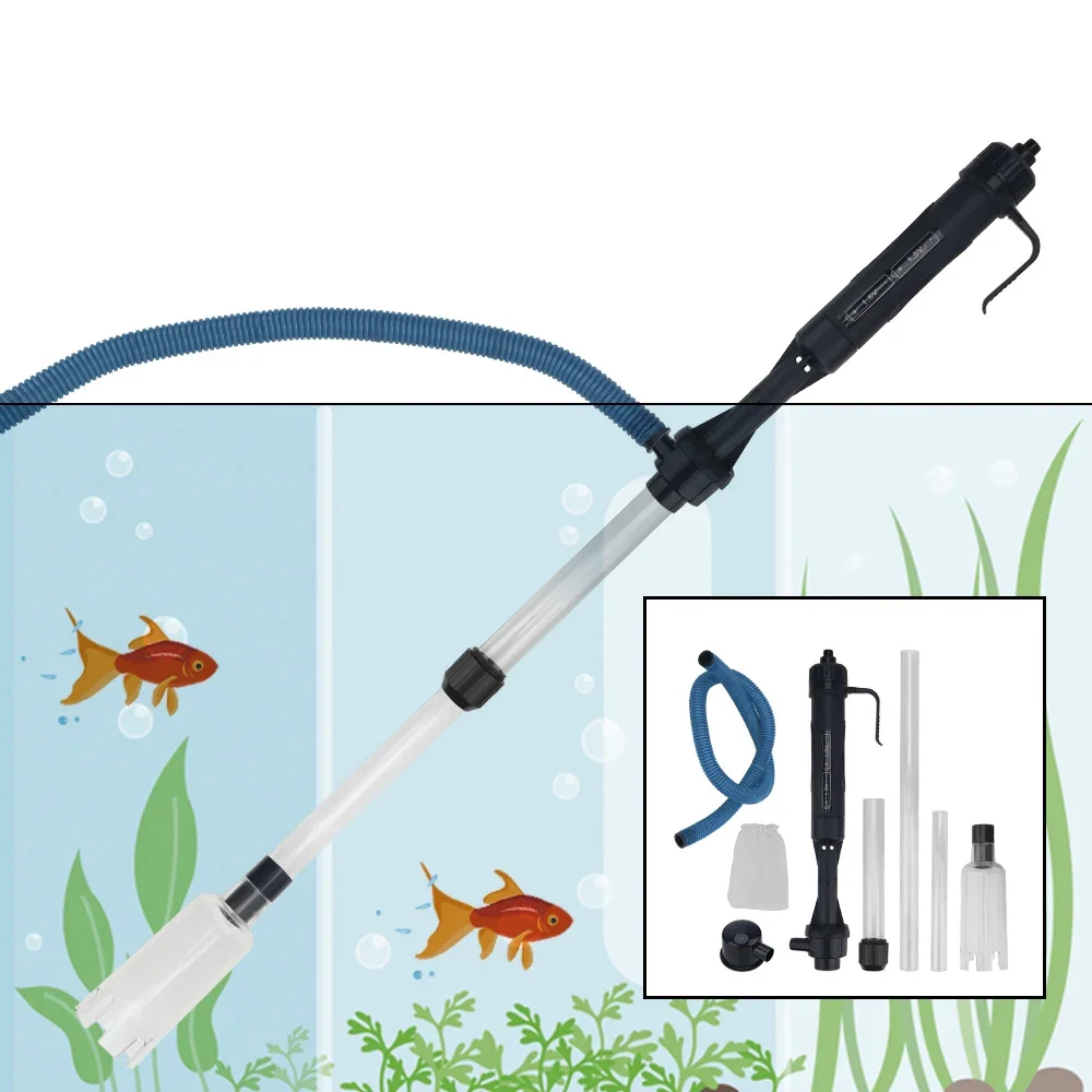 AliExpress NONE Electric Water Change Pump Filters Tools Aquarium Fish Tank Pipe Gravel Cleaner Tool Waste Remover