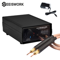 SEEISWORK Portable Battery Spot Welder DIY Mini Welding Machine 18650 Battery Pack Welding Tool 5200mah Weldable 0.1-0.3mm