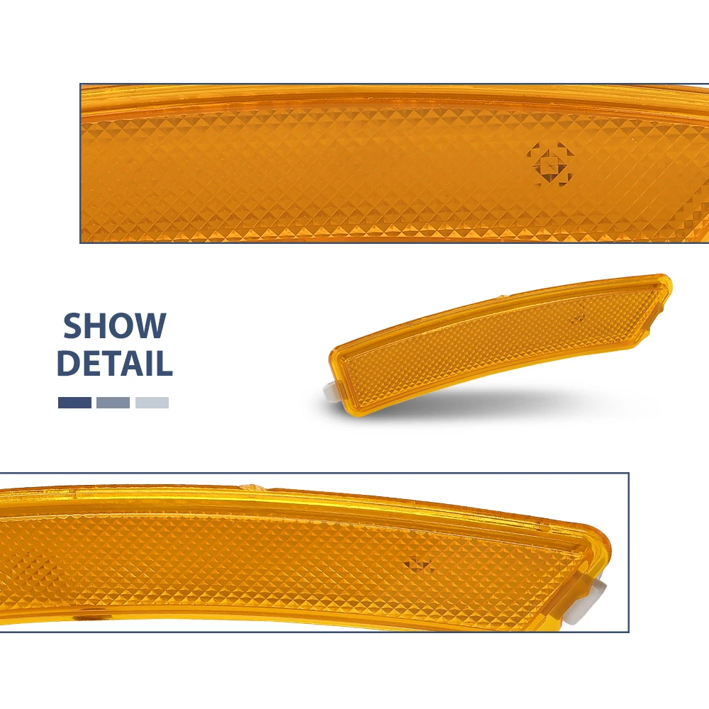 المصد الأمامي الجانب الأيمن ماركر عاكس مصباح صالح ل 2013-2016 لينكولن Mkz مقاوم للماء سنوبروف الغبار اكسسوارات السيارات