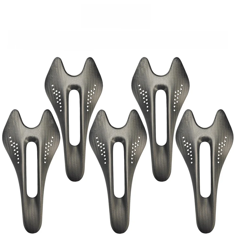AliExpress NONE K3 full carbon fiber ultralight bicycle saddle, 132x242/122x242mm, suitable for road/mountain/gravel roads, 3K/black paint/matte
