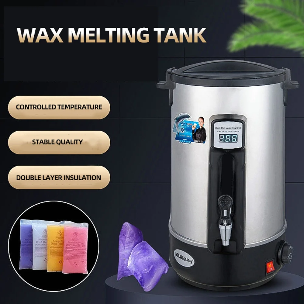 

12L Wax Boiling Barrel ,Electric Wax Heater Hot Wax Machine Wax Beans Bead Heating Machine