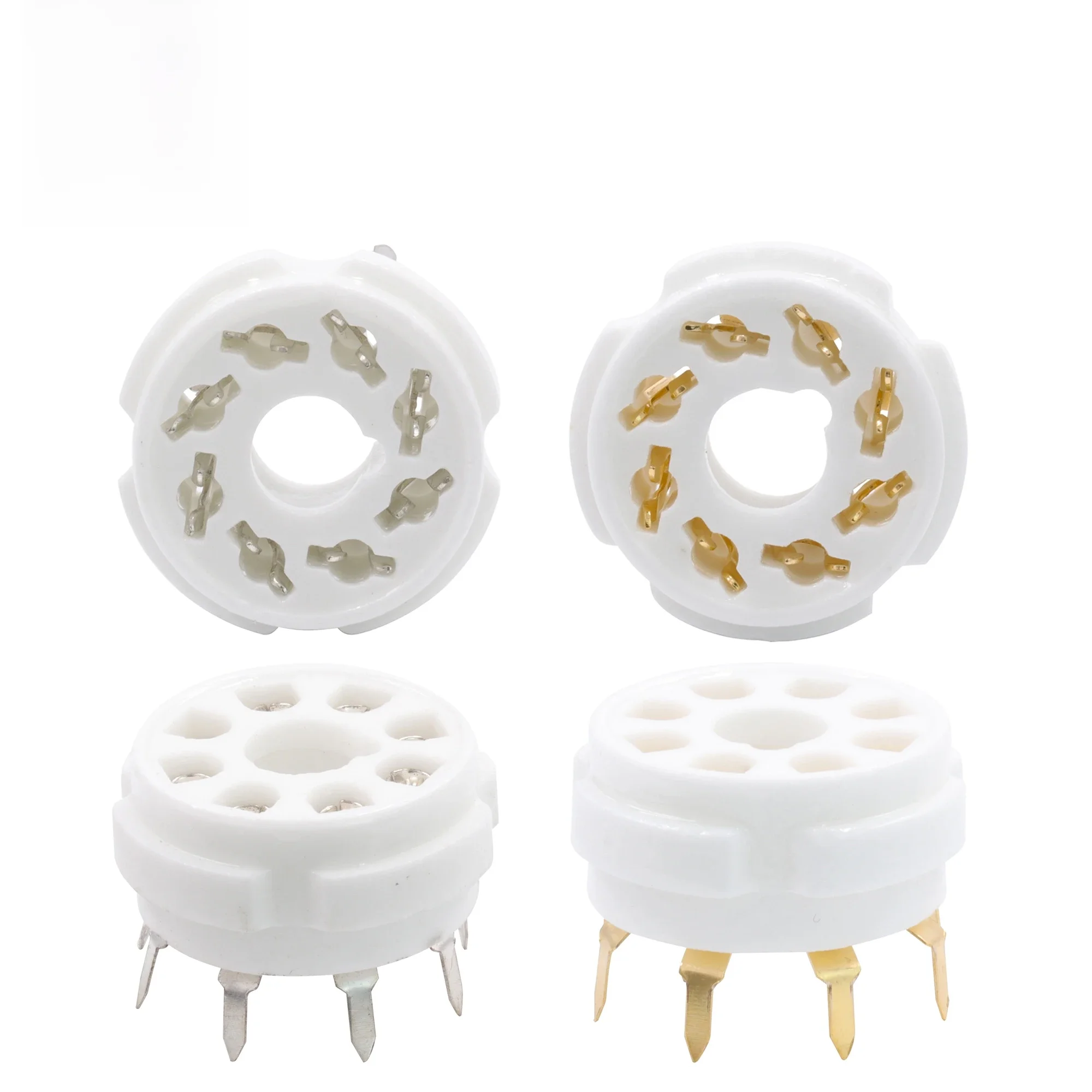 Base de assujetà douille de tube en céramique octal, amplificateur audio vintage, montage sur circuit imprimé bricolage, K8A, EL34, KT88, 6V6, 6SL7, 5AR4, 6L6, 6V6, 6CA7, 8 broches