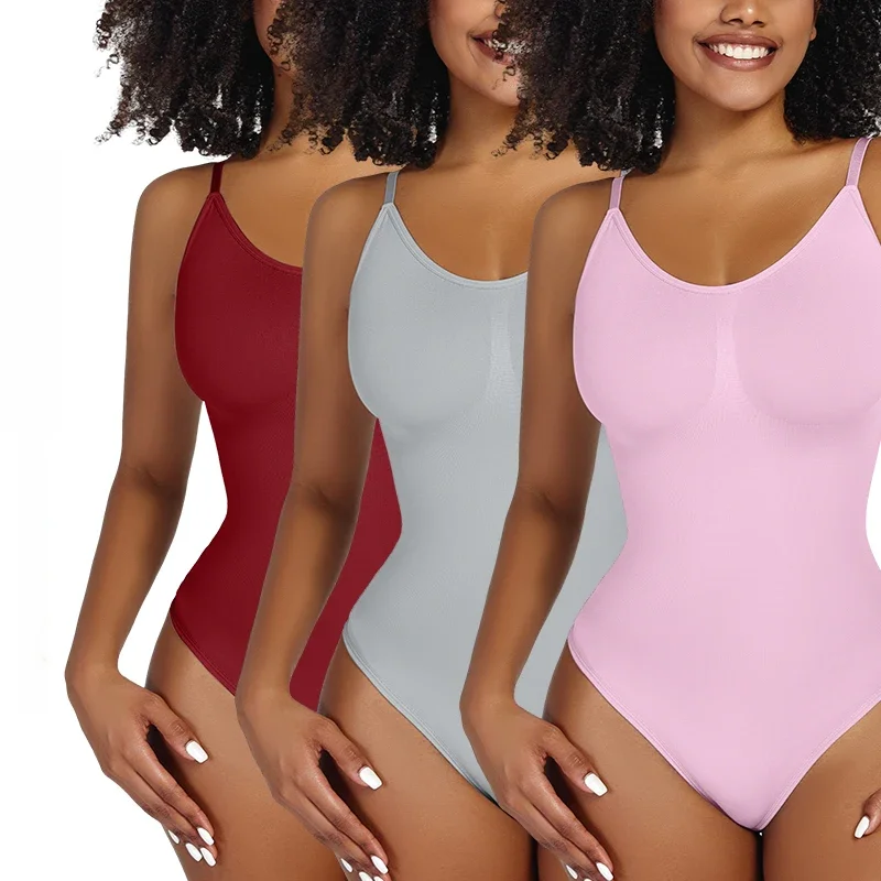 Smoothing Shapewear bodysuit voor dames Faja Full Body Shaper Thong Zachte lichaamsvormende beeldhouwen Borst afslankend ondergoed - afbeelding 2