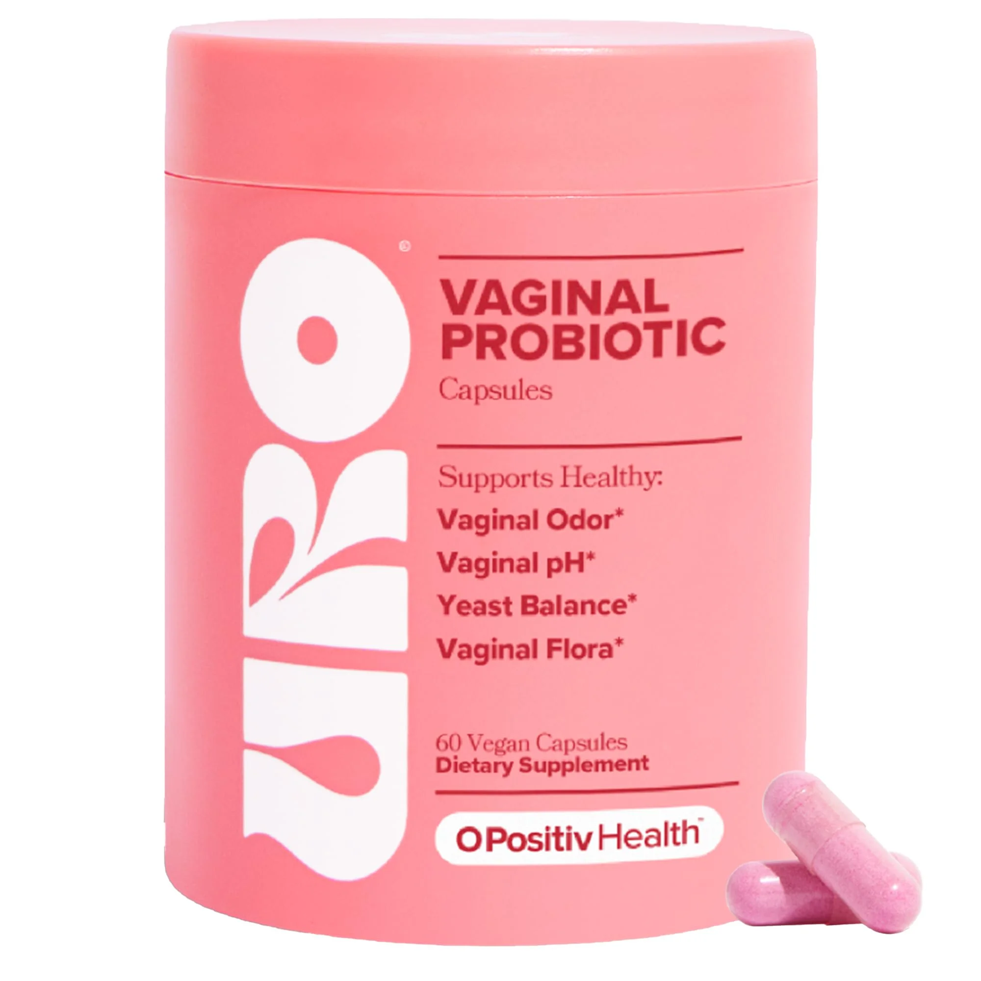 Vaginal Probiotics for Women pH Balance with Prebiotics & Lactobacillus – Vaginal Health Supplement – Promote Healthy Vaginal Odor & Flora, 60 Count (Pack of 1), 1 Month Supply