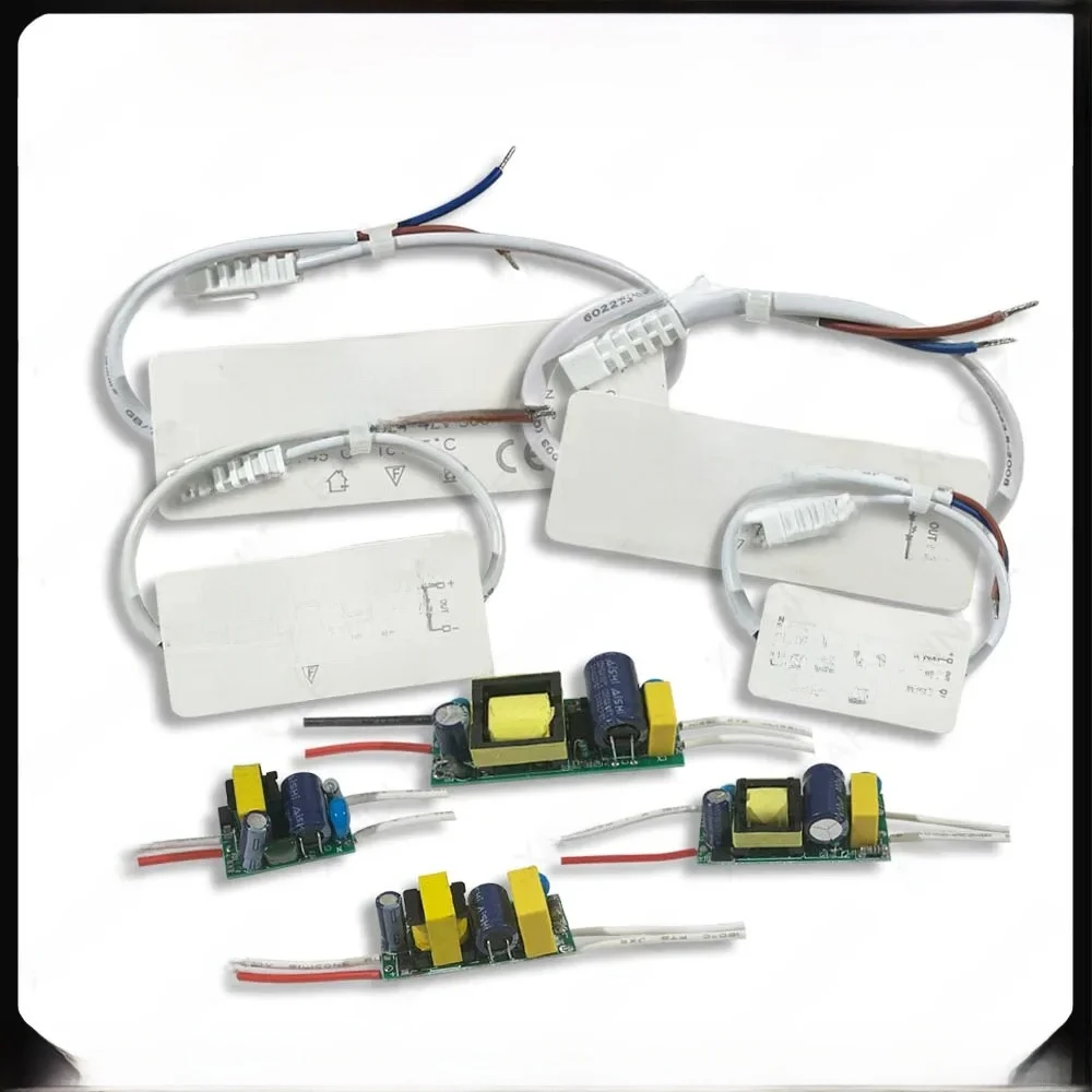 Conducteur de LED 300mA 600ma 900ma alimentation 220V à CC pour l'éclairage de LED 3W 4 - 7W 8 - 12W 12 - 18w 18 - 25W 25 - 36W accessoires de transformateur