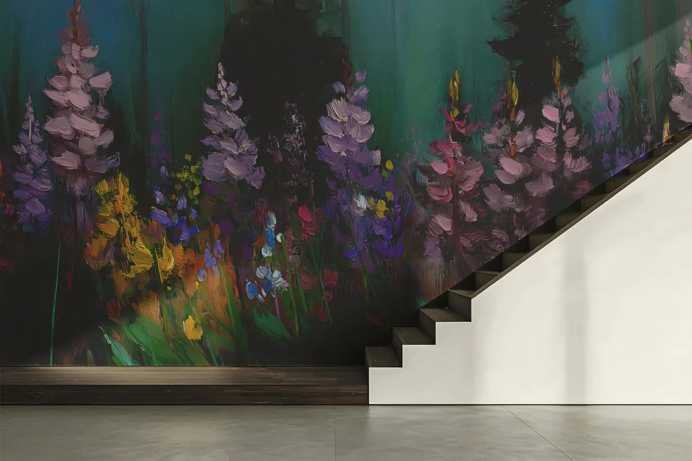 Floral Wallpaper Wall Decor Peel and Stick Removable