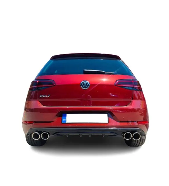 For Volkswagen Golf 7,5 (2017-2019) Ps Compatible Style Rear Bumper - Diffuser (plastic) - Accessory Auto Modify Ornament Stick