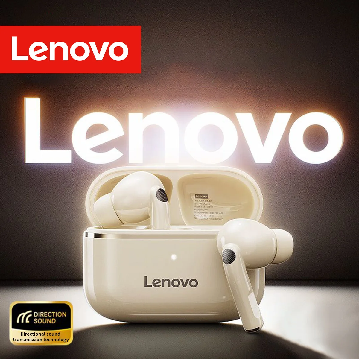 Lenovo EA230 TWS Wireless Earbuds Bluetooth 5.4 Earphones with HD Stereo Sound ENC Noise Reduction Low Latency Gaming Mode Touch