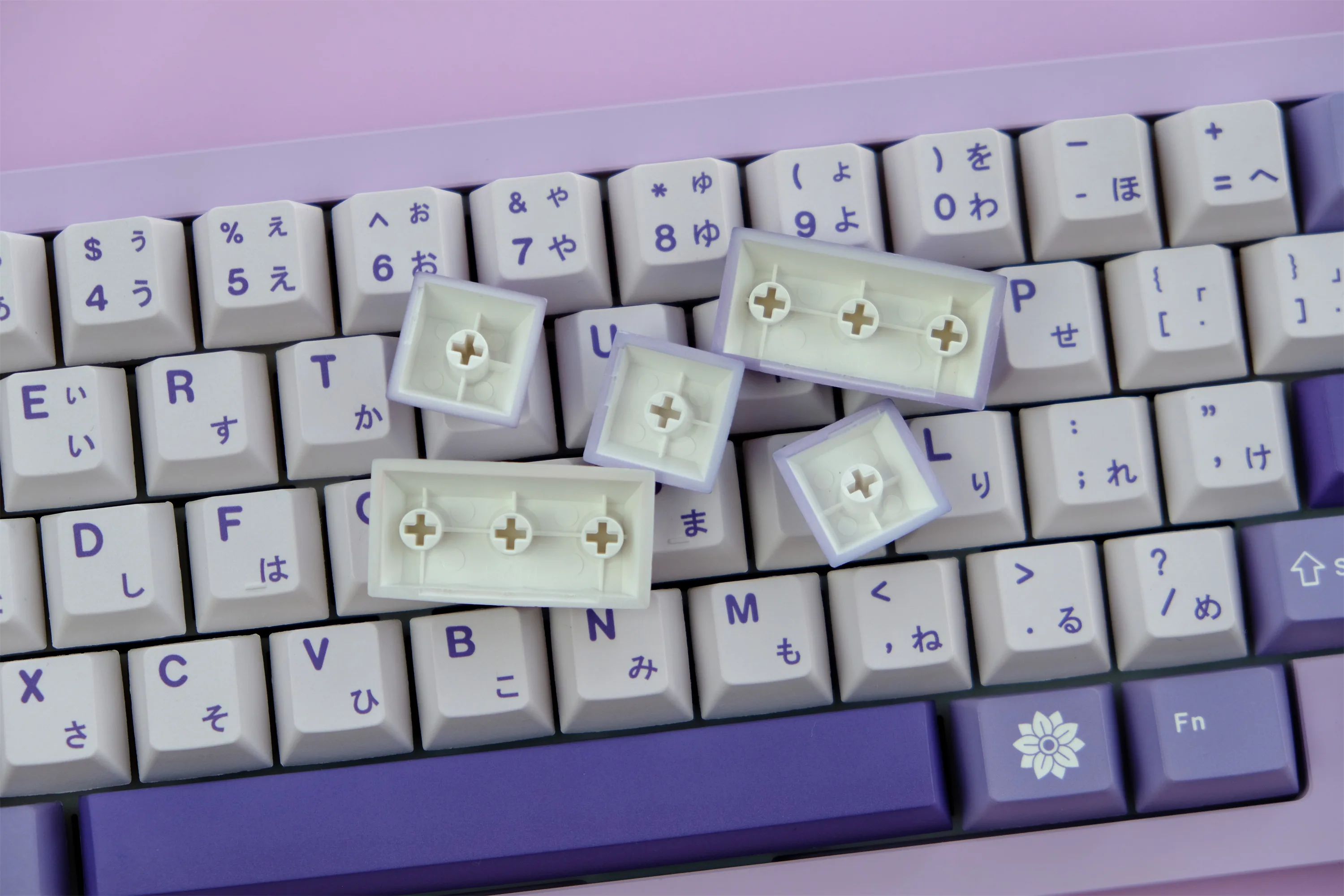 GMK-Tecla de bruja de hielo, teclas PBT de 129 teclas, perfil de cereza, DYE-SUB, personalizadas, para teclado mecánico