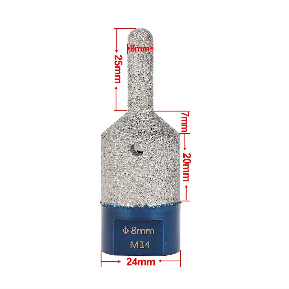Raizi 1PC Mortar Raking Diamond Bit M14/5 8-11Thread for Mortar Removal Used For Trimming Holes Milling Bits For Enlarging Holes