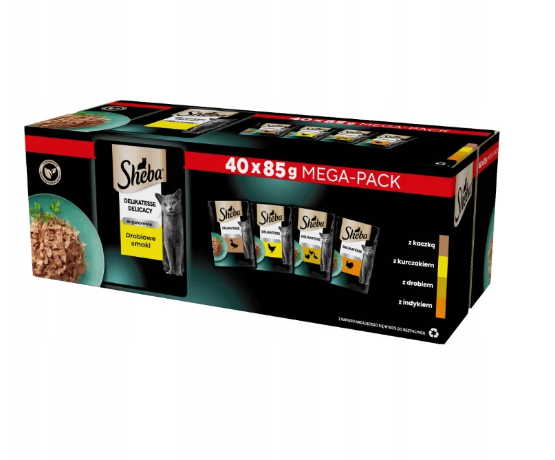 Sheba Nature's Collection Poultry Tastes 40x85g