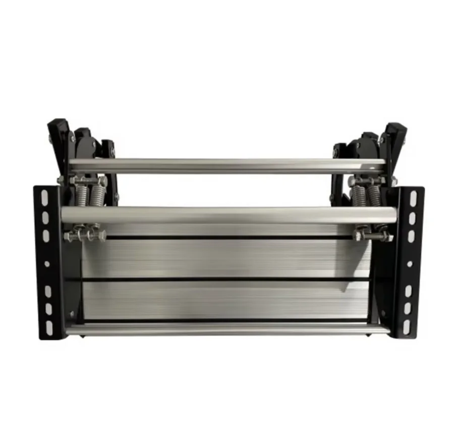 RV Steps 3 Step Manual Folding, Aluminum Alloy Caravan Stairs for Trailer, Entry Step for RV Camper, Lightweight Design