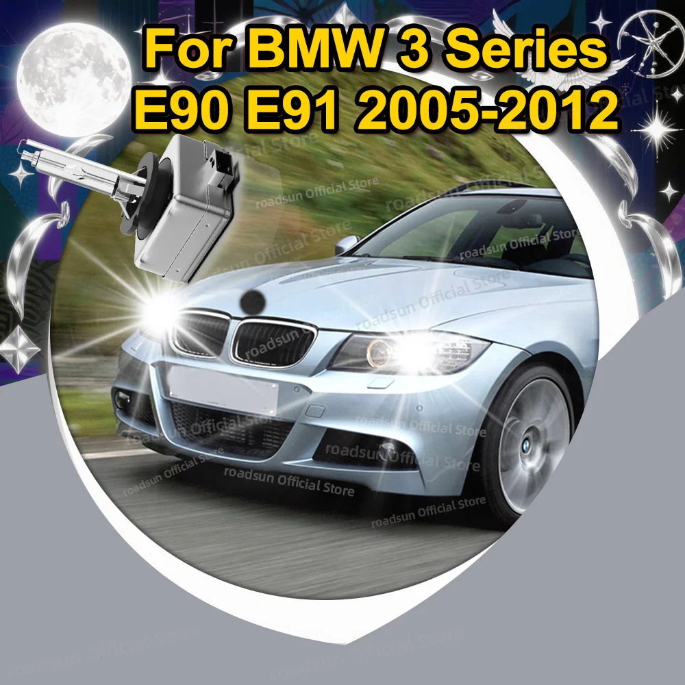 

Xenon HID D1S Lamps HeadLight 6000K White for BMW 3 Series E90 E91 2005 2006 2007 2008 2009 2010 2011 2012