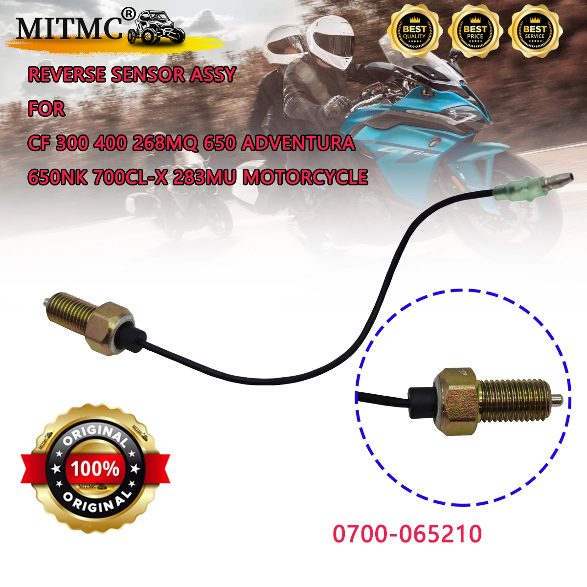 

Датчик заднего хода в сборе для мотоцикла CF 300 400 268MQ 650 ADVentura 650NK 700CL-X 283MU 0700-065210