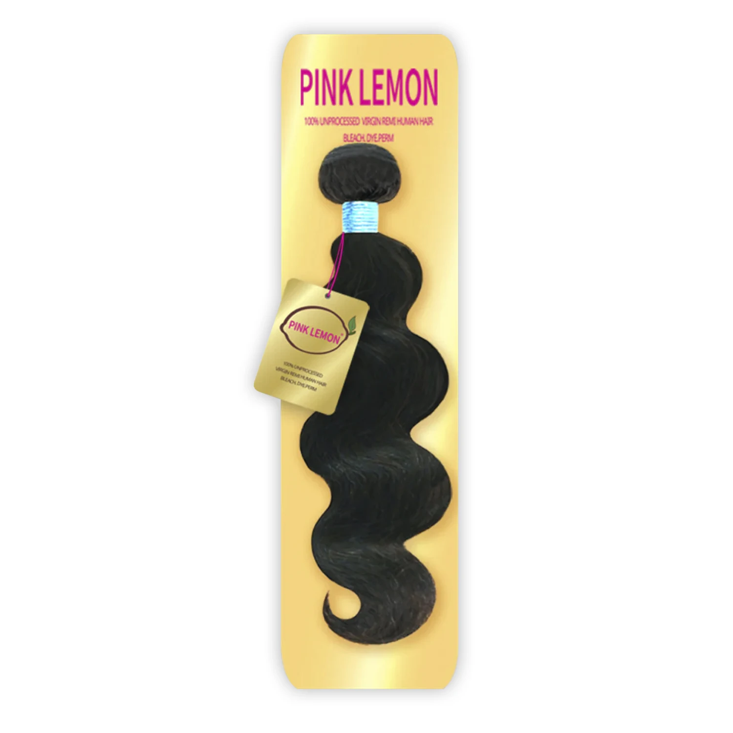 

Плетение человеческих волос Pink Lemon Virgin Body Wave (10–30 дюймов)