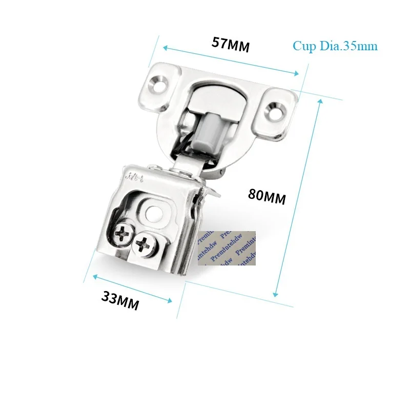 Imagem -02 - American Face Frame Cabinet Hinge Soft Close Dimension Adjustment 10 Pcs