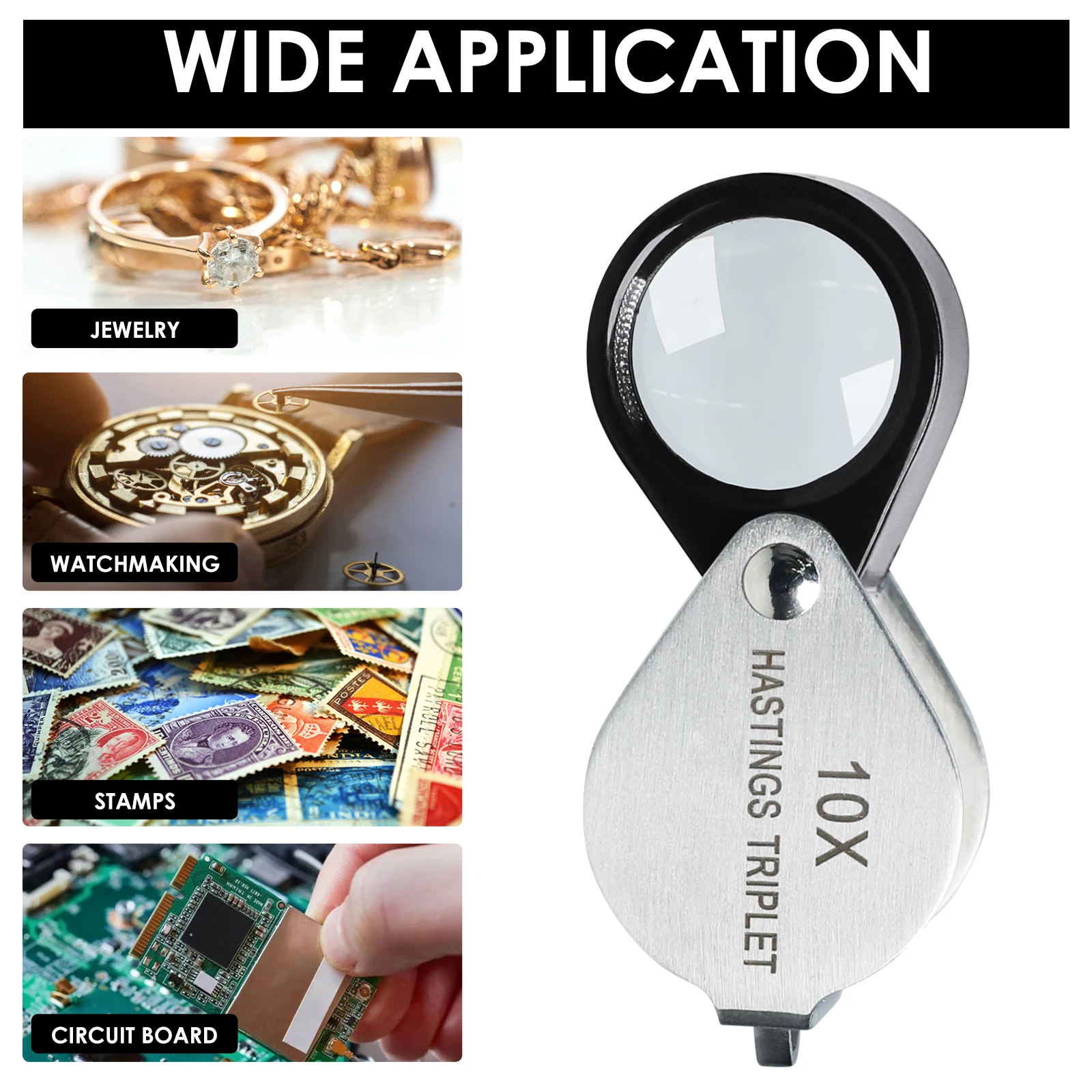 10X Hasting Jewelry Loupe Opti - Body Jewelry Repair ulasan dan harga