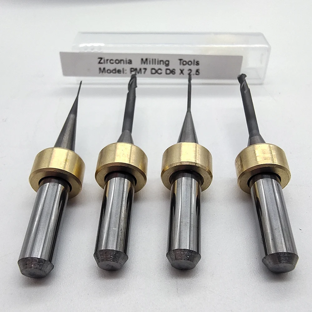 Dental Ivoclar-Vivadent Programill PM7 Milling Bur For Milling Zirconia Disc Block