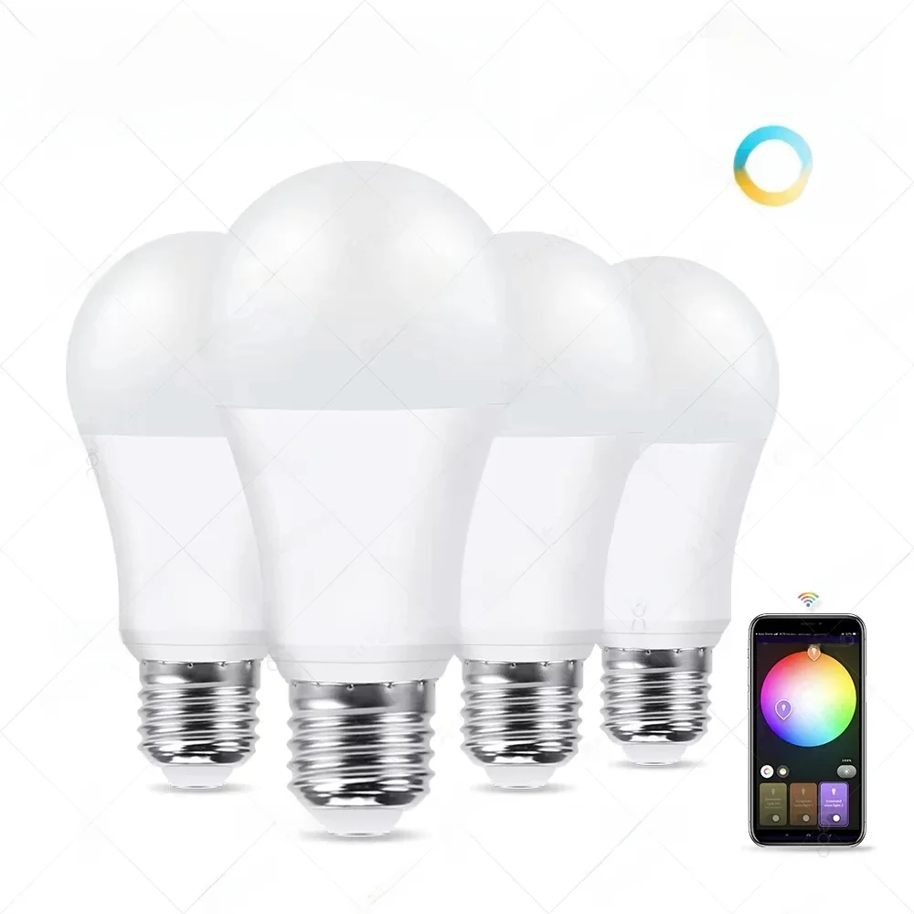 Tuya Wifi Smart Glühbirnen RGB WW CW 15W 18W E27 Zigbee Led-lampe Smart Home Tuya Zigbee lampe Alexa Smart Lampe Für Google Hause