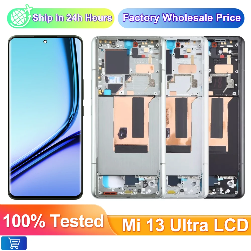673-for-xiaomi-13-ultra-lcd-display-2304fpn6dc-touch-screen-replacement-digitizer-with-frame-for-xiaomi-mi-13ultra-screen