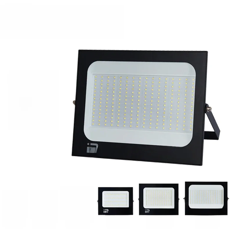 LED Schijnwerper Spotlight AC220V 100 W 200 W IP66 Waterdichte LED Zwart Shell Tuin Straat Poort Muur Schijnwerpers - afbeelding 2