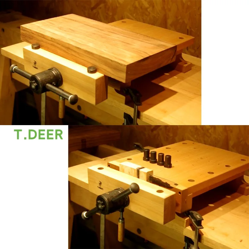 Complete Portable Mini Vise T.DEER WB-5530 Woodworking Workbench Vise