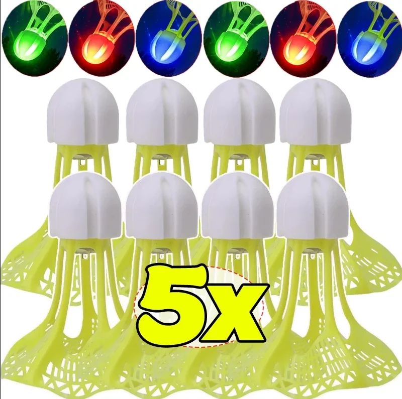 Badminton League - Windproof Luminous Badminton Shuttlecock for Night