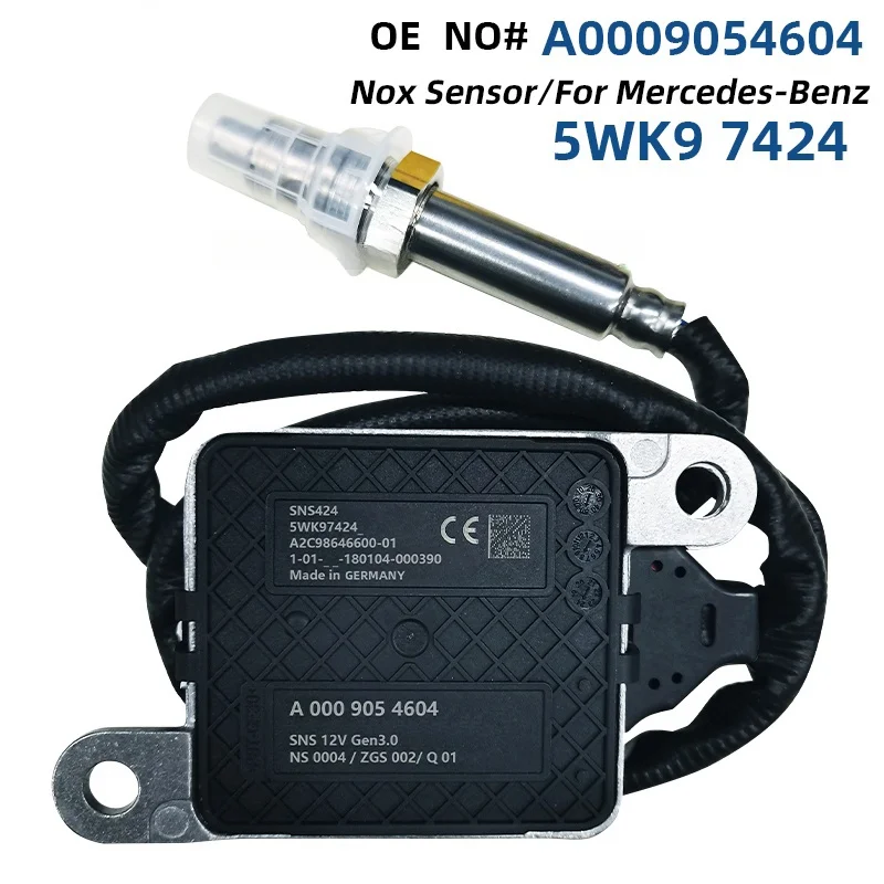 5WK97424 A0009054604 5WK9 7424 A 000 905 46 04 Original New Nitrogen Oxygen NOx Sensor For Mercedes-Benz E-CLASS W213 W238 CLS W